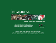 Tablet Screenshot of beau-ideal.co.uk